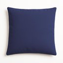 Ver imagem 3 de Kit 2 Capa de Almofada 42cm Decorativa Suede Sofá Poltrona Cor:azul Marinho