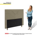 Ver imagem 3 de Cabeceira Cama Box Casal King Size Viena 195cm Bege