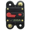 Ver imagem 1 de Disjuntor Automotivo 200A Proteção Som Bateria Fusível Resetável Liga Desliga Svart 0757