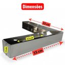 Ver imagem 4 de Kit 4 Pés Cromado para Sofá Cantoneiras de Ferro C/ Parafuso