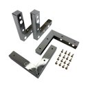 Ver imagem 6 de Kit 4 Pés Cromado para Sofá Cantoneiras de Ferro C/ Parafuso