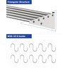 Takywep Prateleira Suspensa de Aço Inox 24" com 10 Ganchos - 4