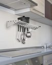 Ver imagem 7 de Takywep Prateleira Suspensa de Aço Inox 24" com 10 Ganchos