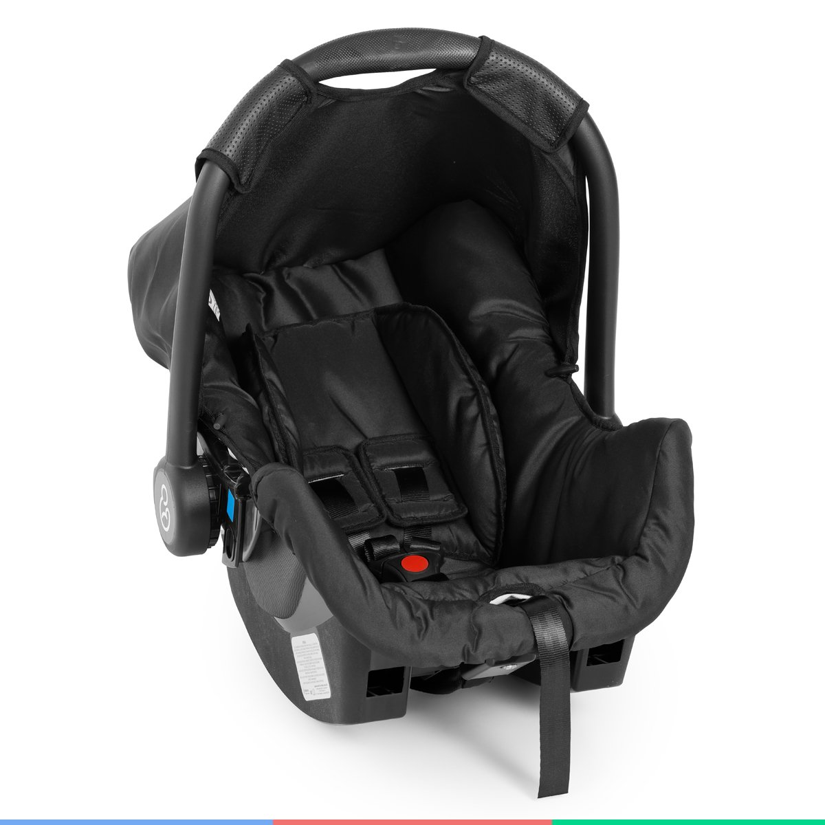 Bebe Conforto Cadeirinha Auto Infantil 0 Até 13Kg Dispositivo de Retenção Grid Black Galzerano Bebê  - 6