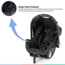 Ver imagem 4 de Bebe Conforto Cadeirinha Auto Infantil 0 Até 13Kg Dispositivo de Retenção Grid Black Galzerano Bebê