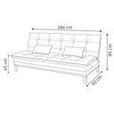 Ver imagem 5 de Sofá Cama Reclinável Casal 1,84m Island Suede Azul Marinho Premium