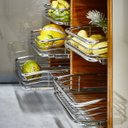 Ver imagem 2 de Gaveta Deslizante 570mm Aramada Fruteira em Aço Inox Corrediça para Cozinha para Frutas