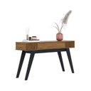 Ver imagem 6 de Mesa de Centro Jeri Noce Milano Preto Acetinado com Aparador para Sala Riviera Noce Milano –