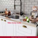 Ver imagem 6 de Cozinha Compacta 200cm Americana 3 Peças 6 Portas 3 Gavetas Henn - Branco Hp Fosco