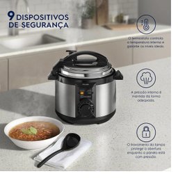 Panela de Pressão Elétrica Electrolux 3l Inox com Timer Pce15 127v - 5