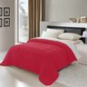Coberdom Cobredom Manta Casal Queen Dupla Face Cobertor Vermelho 02 - 1