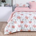 Ver imagem 3 de Edredom Queen Cotton Select Dupla Face 200 Fios 1 Peça - Hortência - 80% Algodão 20% Poliéster