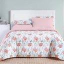 Ver imagem 2 de Edredom Queen Cotton Select Dupla Face 200 Fios 1 Peça - Hortência - 80% Algodão 20% Poliéster