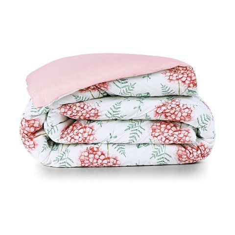 Edredom Queen Cotton Select Dupla Face 200 Fios 1 Peça - Hortência - 80% Algodão 20% Poliéster