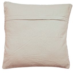 Capa de Almofada Trico Rustico Bege Claro Cru 45x45 - 2