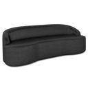 Ver imagem 1 de Sofá 5 Lugares para Sala de Estar Living 300cm Theo D06 Sintético Preto - Mpozenato