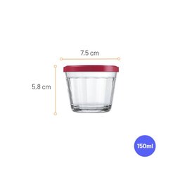 Tigela Bowl Americano com Tampa 150ml Nadir - 4