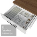 Ver imagem 7 de Balcão de Cozinha 60 cm 3 Gavetas Branco Tampo Rustic Agata Madesa