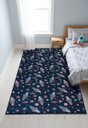 Ver imagem 1 de Tapete Quarto Infantil 1,00x1,50 Antider Domani Foguete