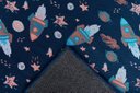 Ver imagem 4 de Tapete Quarto Infantil 1,00x1,50 Antider Domani Foguete