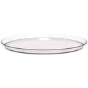 Ver imagem 1 de 24 Bandejas Redonda 28cm Glassy Crippa Transparente Servir Restaurante Bar Lanchonete