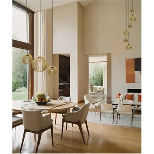 Conjunto Lustres para Sala de Estar e Sala de Jantar Mbm - Marfim