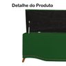 Calçadeira Recamier Baú Casal 140cm Greta Suede Verde - DS Estofados - 3