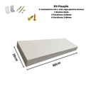 Ver imagem 4 de suporte trofeus e medalhas 60 cm c x 20 cm p com suporte branco