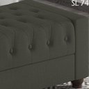 Ver imagem 6 de Recamier Calçadeira Bau 140 cm Pes MDF Parri Linho SL 74 Peer