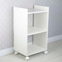 Ver imagem 4 de Nicho Organizador Móvel Multiuso para Lavanderia com Rodinhas 40cm