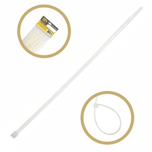 Kit Abraçadeira Presilha 100x2,5mm Branca 3.000 Unidades