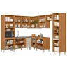 Cozinha Modulada 9 Peças Nature Off White Zolor Shop Jm - 3