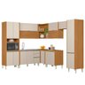 Cozinha Modulada 9 Peças Nature Off White Zolor Shop Jm - 4