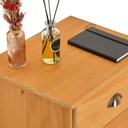 Ver imagem 5 de Cômoda Madeira Maciça 6 Gavetas Colmar Mel Idimex