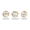 Ver imagem 7 de Bicama Infantil Solteiro 100% MDF Bibox com Cama Auxiliar:Faura/Nature/Off White