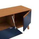 Ver imagem 6 de Rack Kappesberg 3 Portas Canela/azul Profundo 180cm