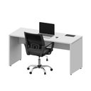 Ver imagem 3 de Mesa Escritório Plataforma 150cm 1 Cx de Tomada Pé Painel F5 Cor:cinza