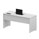 Ver imagem 5 de Mesa Escritório Plataforma 150cm 1 Cx de Tomada Pé Painel F5 Cor:cinza