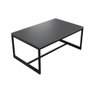 Mesa de Centro Decorativa 70x30,3x44 cm - Base de Aço Metalon Cor Preta - 1