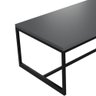 Mesa de Centro Decorativa 70x30,3x44 cm - Base de Aço Metalon Cor Preta - 3