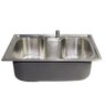 Cuba Gourmet Cozinha Aço Inox 201 com Acessórios Tamanho 60 X 42 Cm - 3