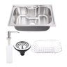 Cuba Gourmet Cozinha Aço Inox 201 com Acessórios Tamanho 60 X 42 Cm - 1