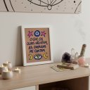 Ver imagem 3 de Quadro Decorativo Místico - Energia 24x18cm Mold Preta Vidro