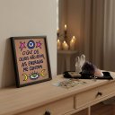 Ver imagem 4 de Quadro Decorativo Místico - Energia 24x18cm Mold Preta Vidro