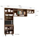 Ver imagem 4 de Cozinha Compacta Paneleiro e Aéreo Barcelona - Poliman Móveis