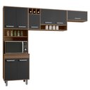 Ver imagem 1 de Cozinha Compacta Paneleiro e Aéreo Barcelona - Poliman Móveis