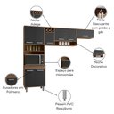 Ver imagem 5 de Cozinha Compacta Paneleiro e Aéreo Barcelona - Poliman Móveis