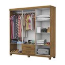 Ver imagem 4 de Guarda Roupa Casal A22 6 Portas 2 Gavetas Carioca Móveis