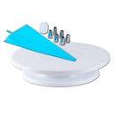 Ver imagem 1 de Kit Confeiteiro: Bailarina 28cm, Bicos, Adaptador e Saco Reutilizável Silverfestas