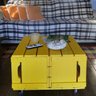 Mesa de centro de caixote com rodízios em Madeira de Pinus 60x6 - 2